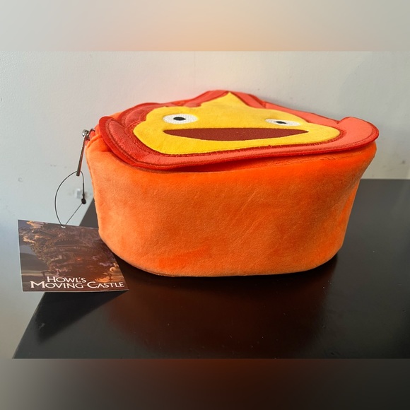 Studio Ghibli Howl's Moving Castle Calcifer Makeup Bag - Picture 7 of 8